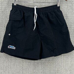 Vintage Original Waterman Shorts Mens Medium M Black Drawstring Outdoor Cotton